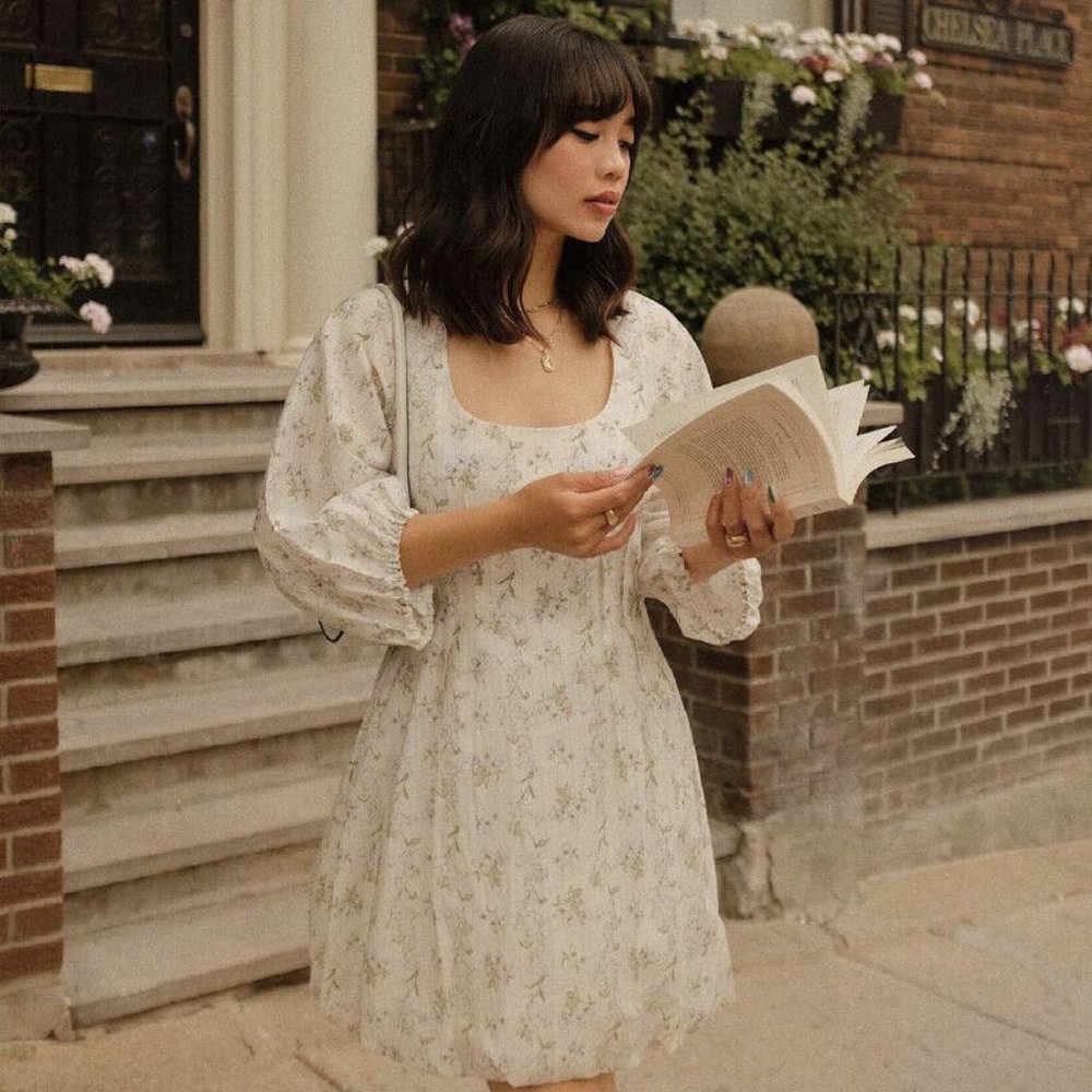 H&M x Brock Collection Lyocell Floral Dress